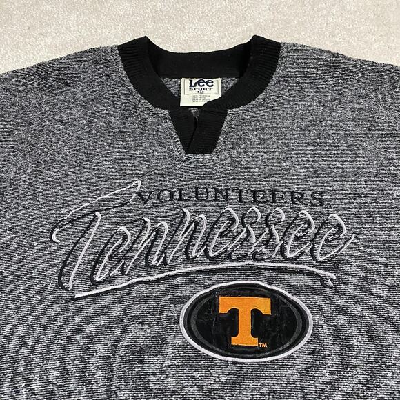 VTG Tennessee Volunteers Sweatshirt Mens M Pullover Gray NCAA Football Lee Sport - Picture 3 of 7
